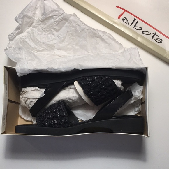 Talbots Black Sandals (NIB) - Picture 15 of 16